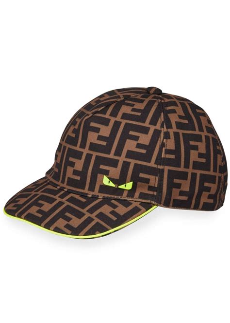 Fendi Embroidered Monster Eyes Baseball Cap 